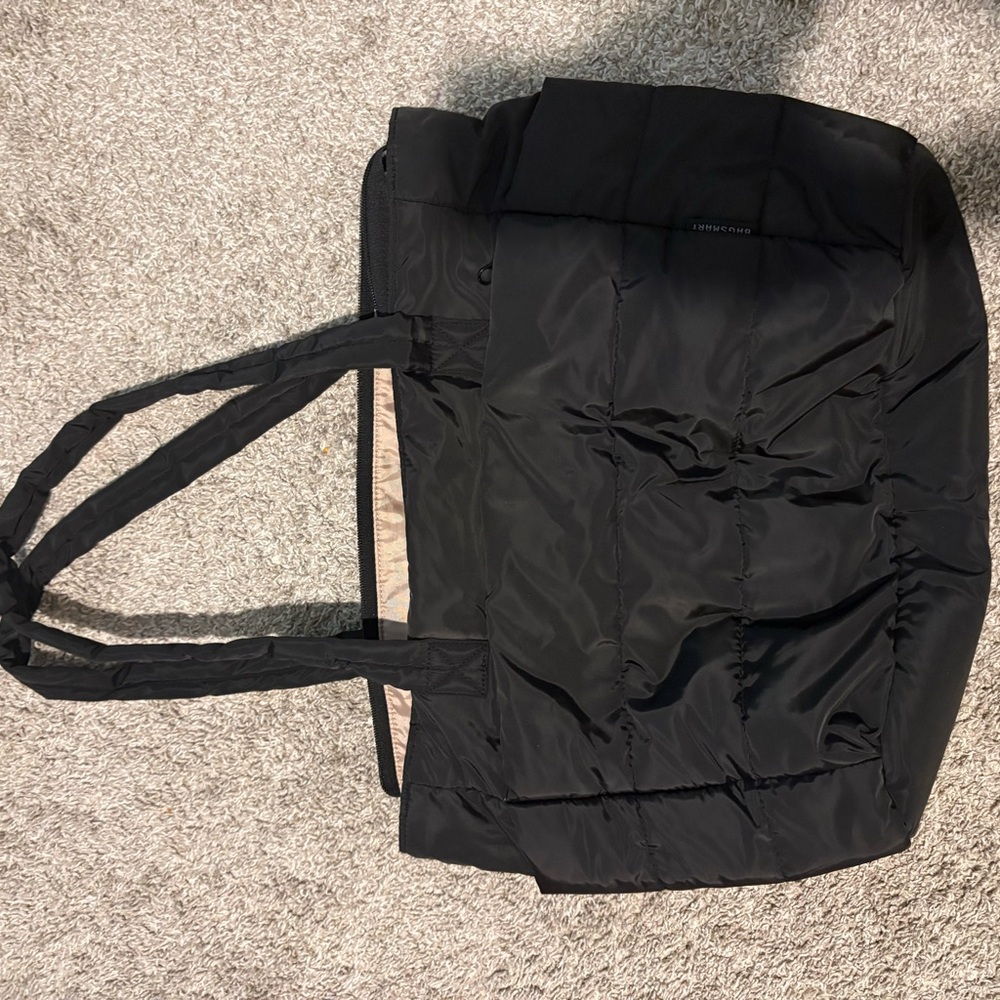 Quilted Black Tote Bag Bagsmart
